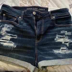 American Eagle Next Level Stretch Shortie Shorts